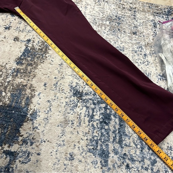 Soft Surroundings Burgundy Pull-On Straight Leg Dress Pants Size Large Tall - Picture 9 of 10